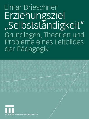 cover image of Erziehungsziel "Selbstständigkeit"